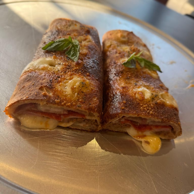 Savor Our Authentic Stromboli